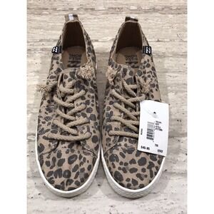 Billabong Womens Marina Cheetah Fashion Sneaker‎ Size 7.5